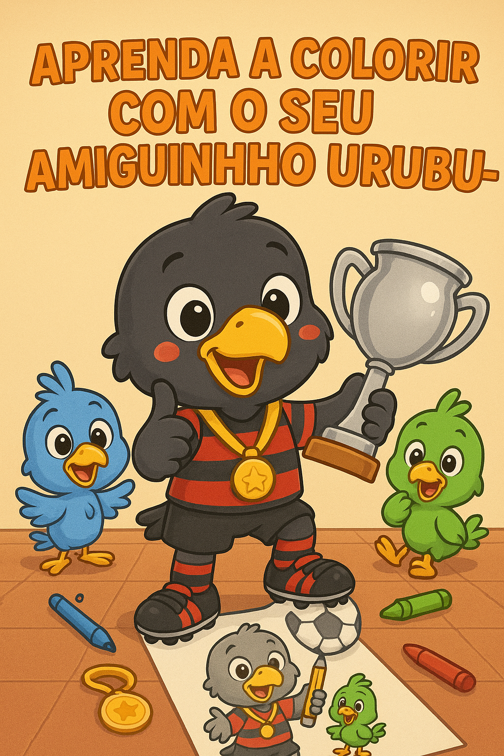 Urubu-Kids Livrinho Digital de Colorir