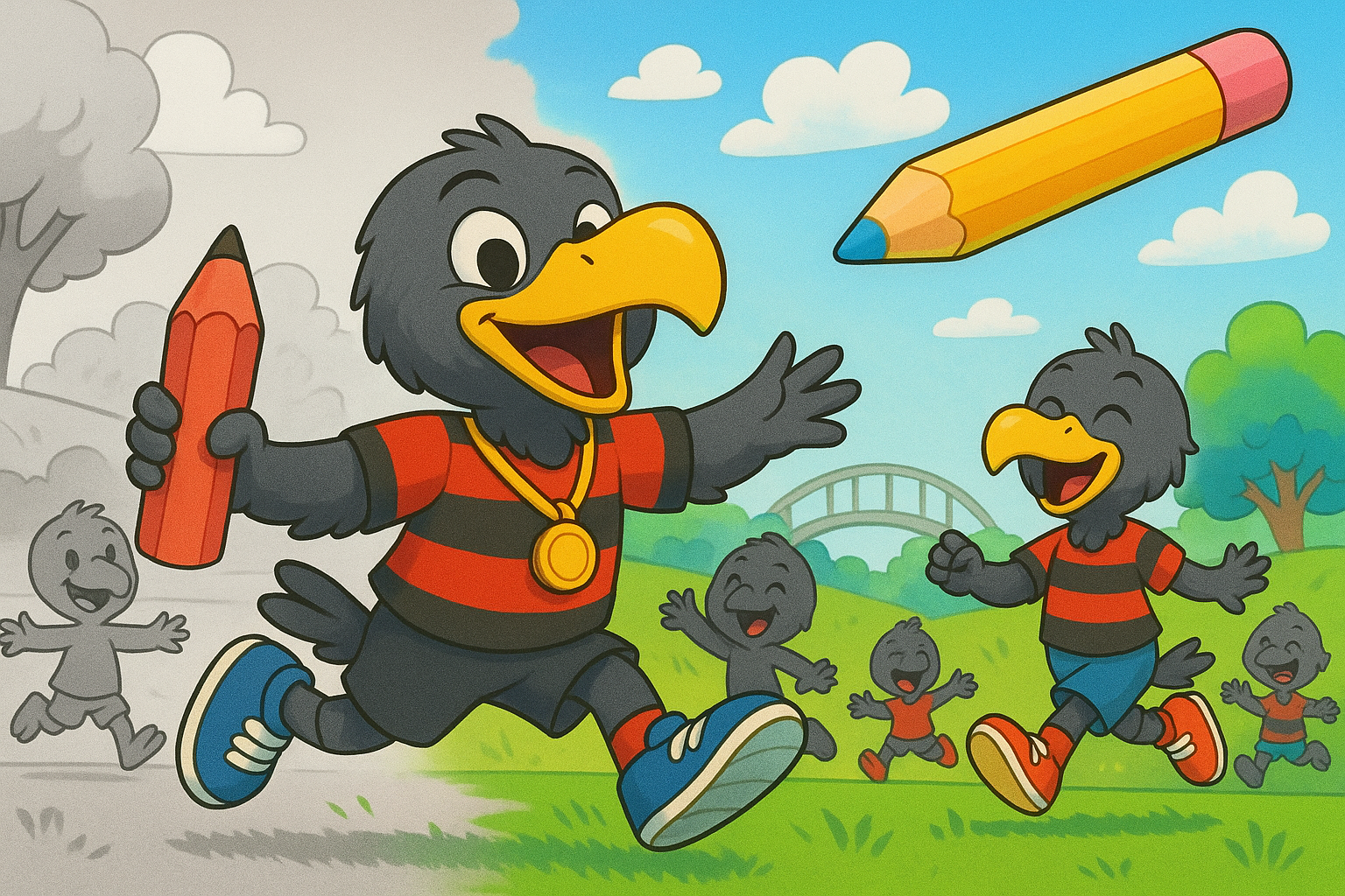 Urubu-Kids Ilustração